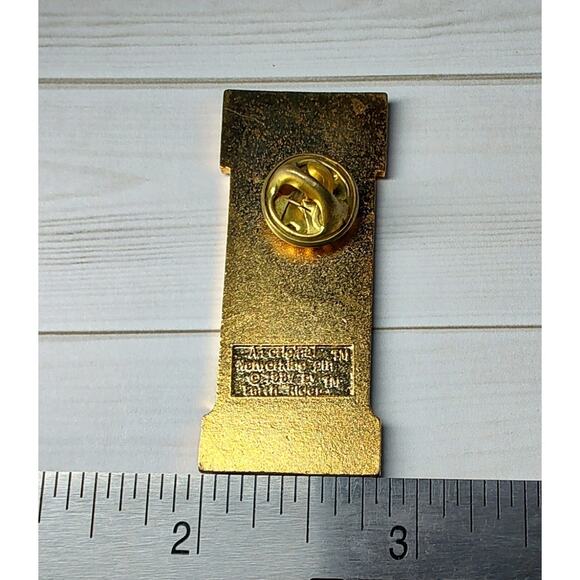 Art Deco Flowers Floral Heart This Really Is All There Is Earth Rider Pin - Picture 4 of 4